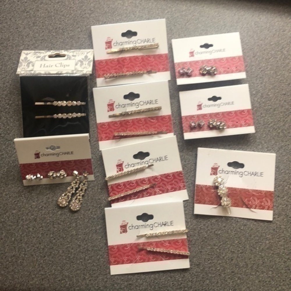 Charming Charlie Bobby Pins Earring Bundle
